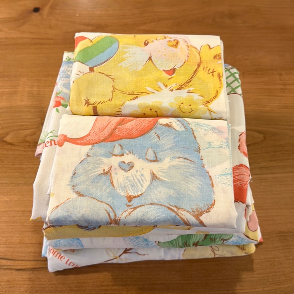 Vintage Care Bears Sheet Sets